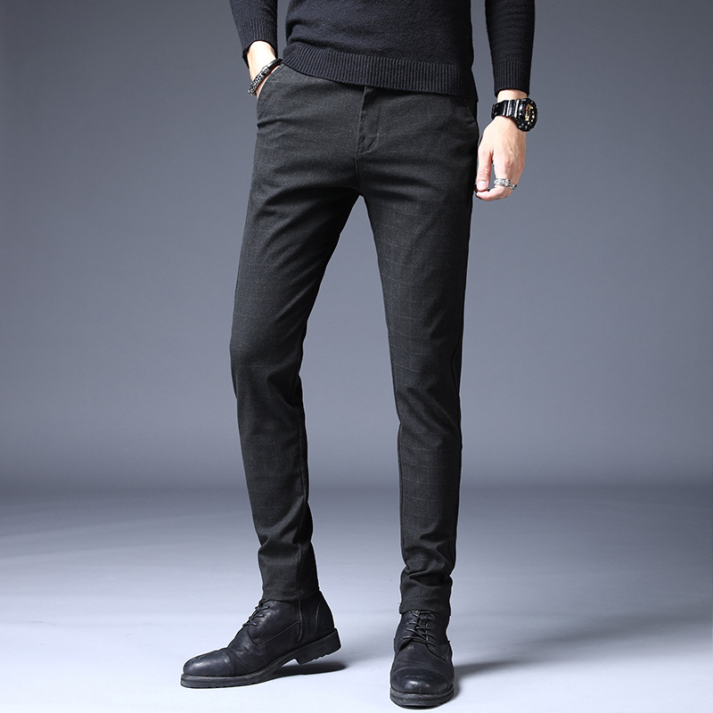Spring Elastic Men's Casual Pa - Korean Pants Lifestyle 리뷰 및 가격
