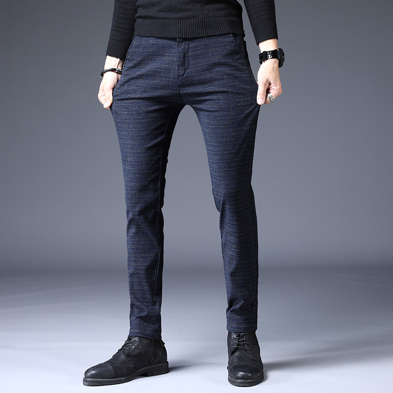 Spring Elastic Men's Casual Pa - Korean Pants Lifestyle 리뷰 및 가격