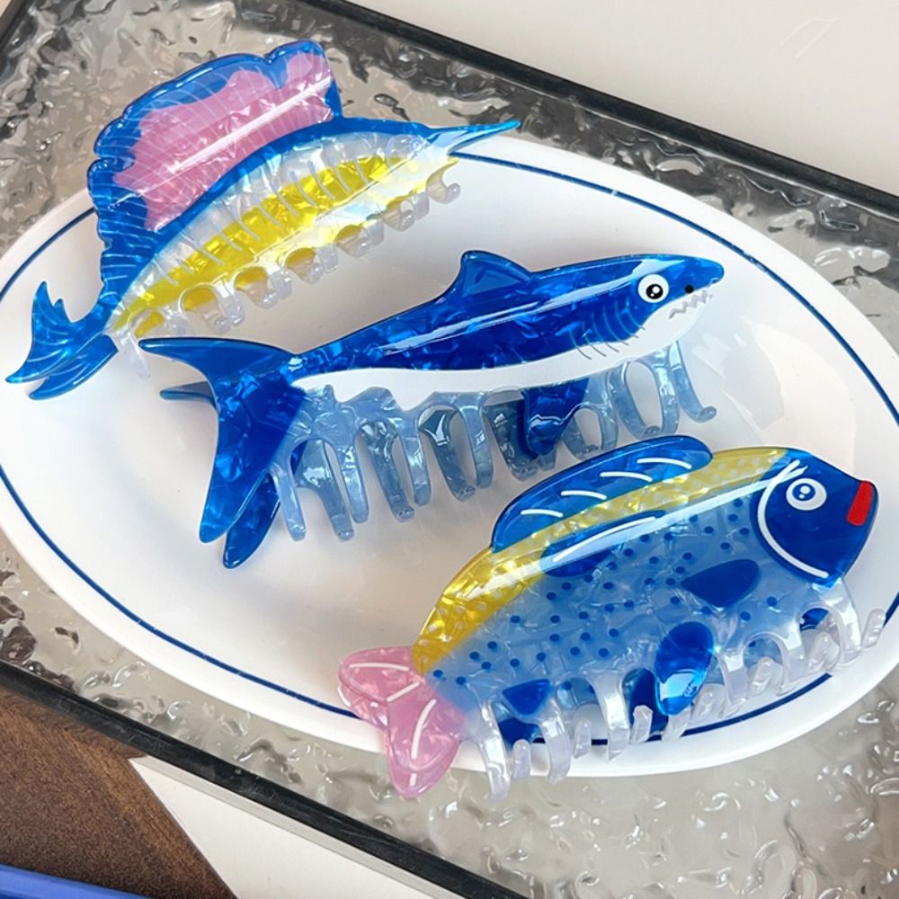 Sweet Hairpin Ocean Animal Hai - Korean Girls Lifestyle 리뷰 및 가격