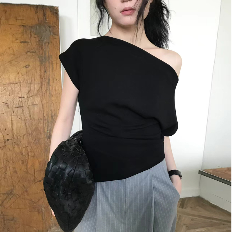 Elegant One-Shoulder Design Se - Korean Women Lifestyle 리뷰 및 가격