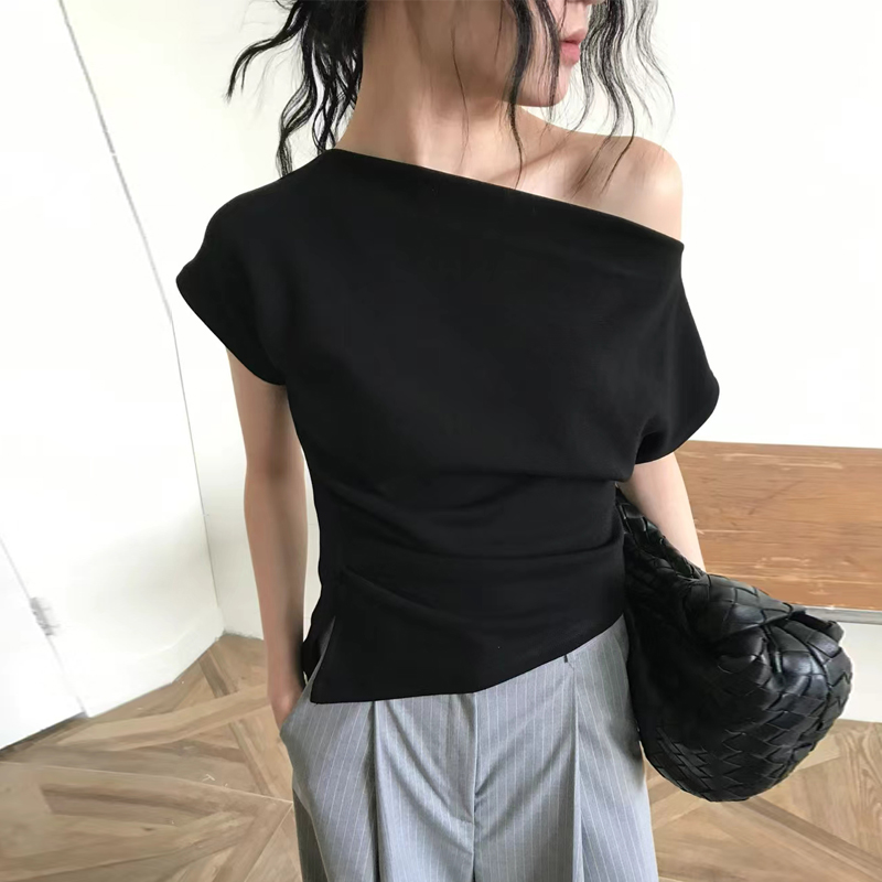 Elegant One-Shoulder Design Se - Korean Women Lifestyle 리뷰 및 가격