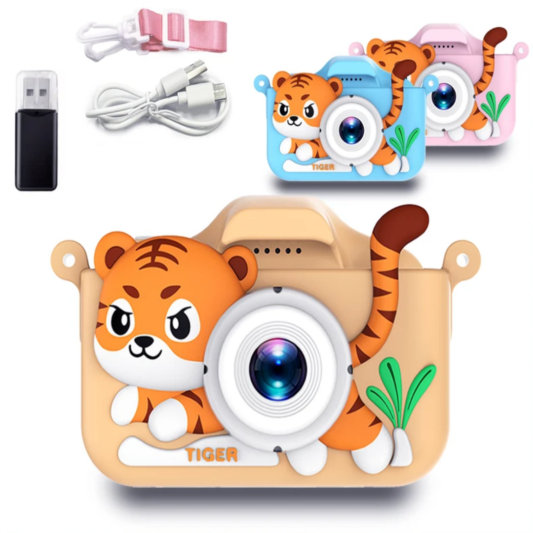 Kids Mini Camera Cartoon Tiger - Korean Girls Lifestyle 리뷰 및 가격