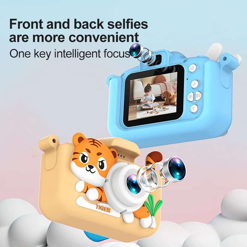 Kids Mini Camera Cartoon Tiger - Korean Girls Lifestyle 리뷰 및 가격