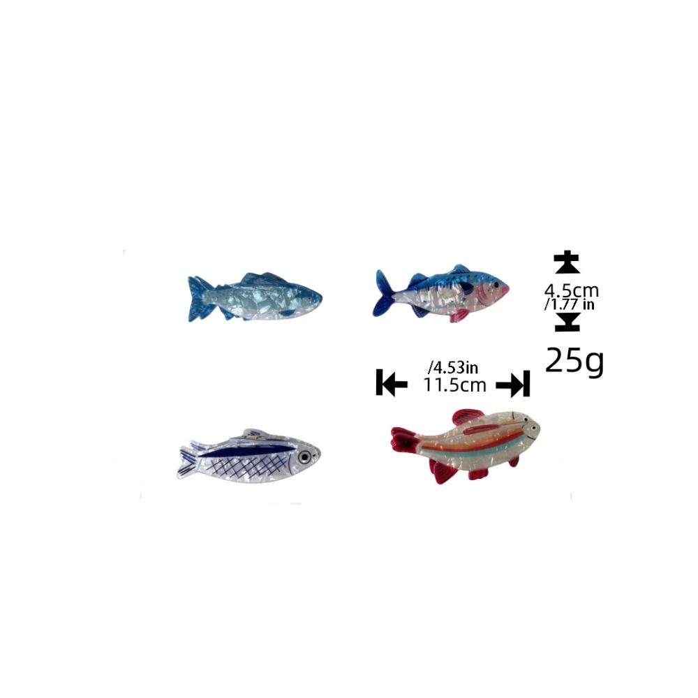 Hairpin Ocean Animal Hair Claw - Korean Women Lifestyle 리뷰 및 가격