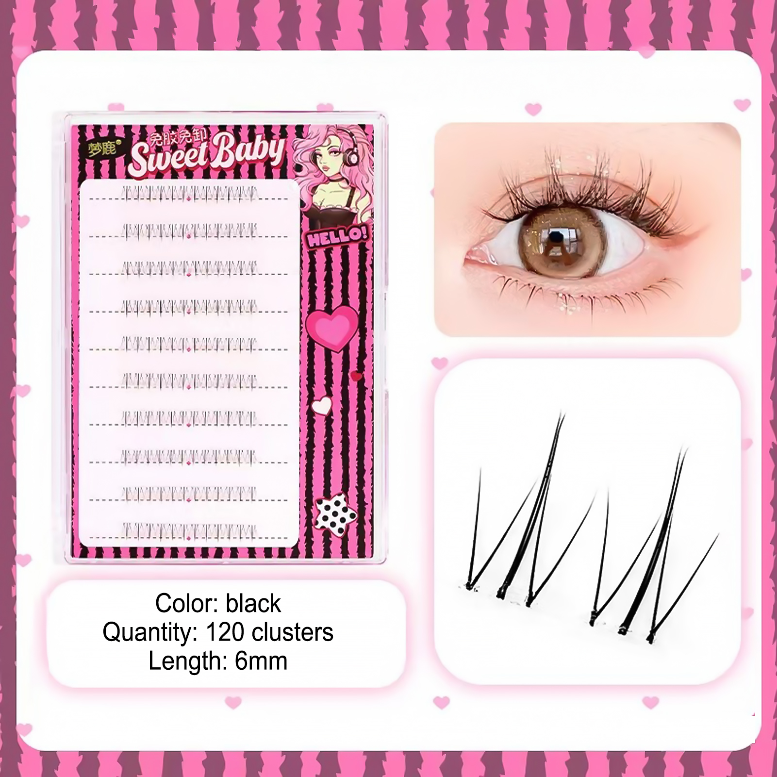 Women DIY Curling Eyelash Clus - Korean Women Lifestyle 리뷰 및 가격