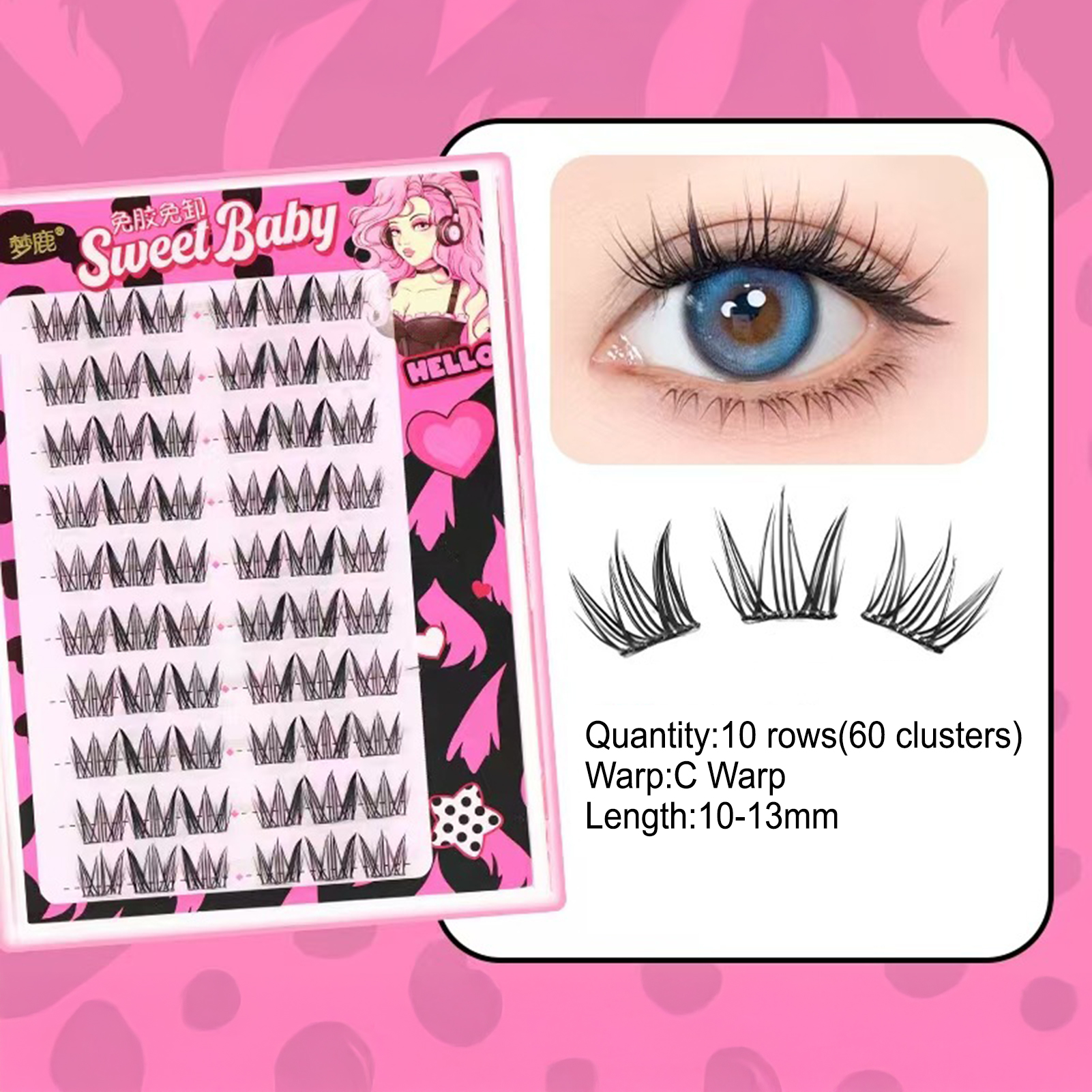 Women DIY Curling Eyelash Clus - Korean Women Lifestyle 리뷰 및 가격