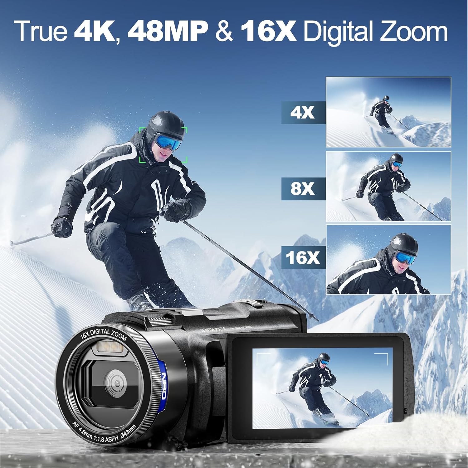 NBD 4K HD&48MP Camcorder Video - Korean Lifestyle & Kids Boutique 리뷰 및 가격