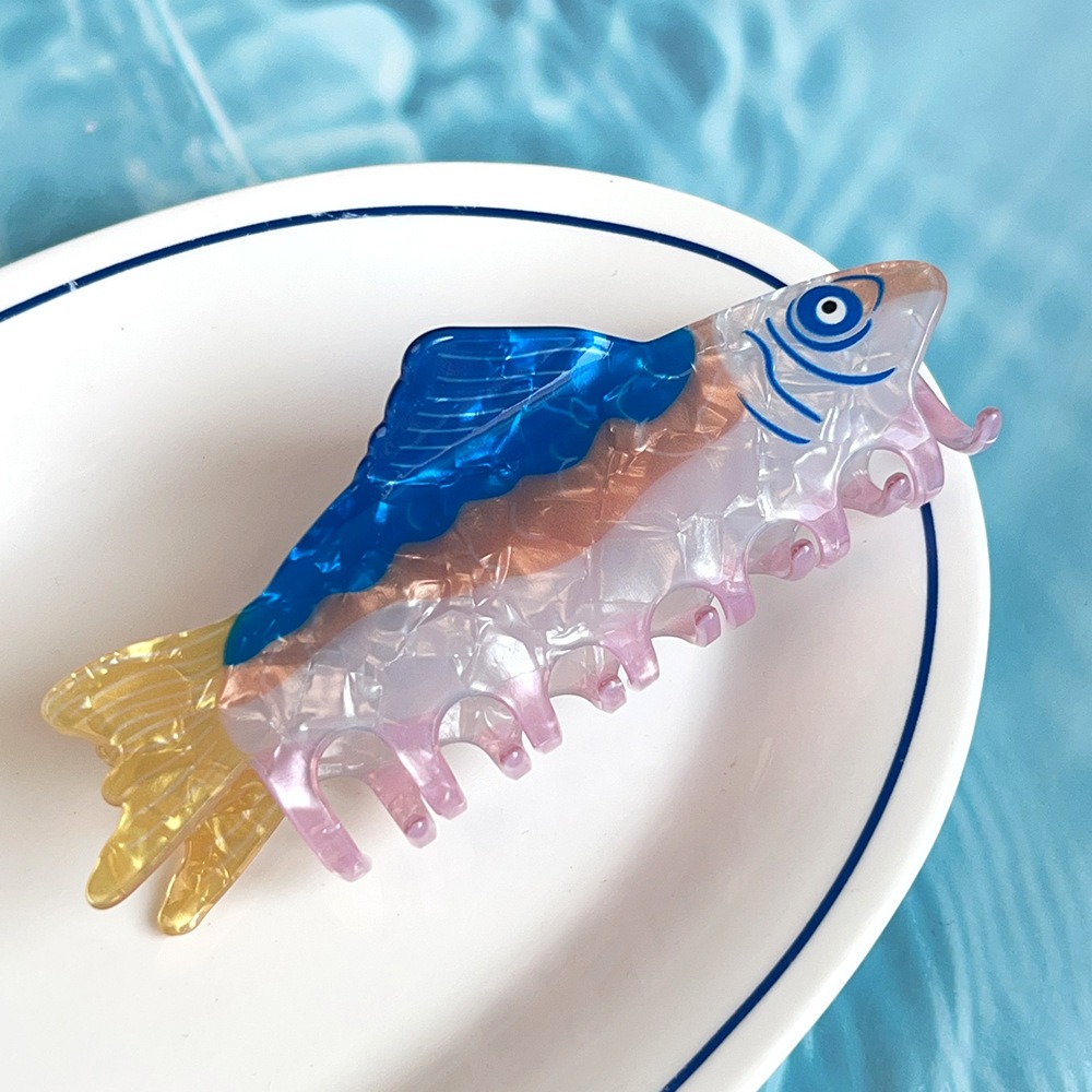 Hairpin Ocean Animal Hair Claw - Korean Women Lifestyle 리뷰 및 가격